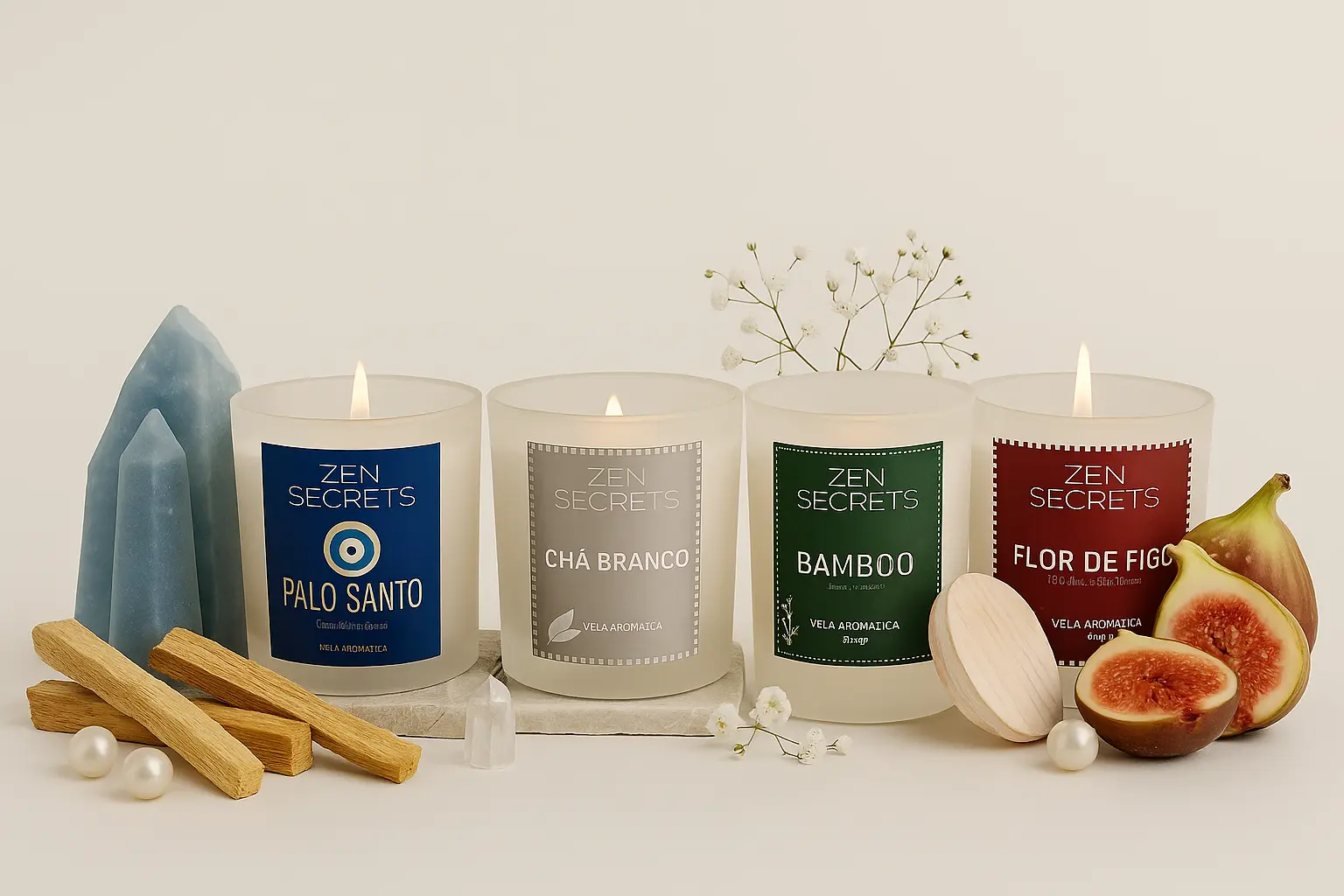 Velas Aromáticas Zen Secrets